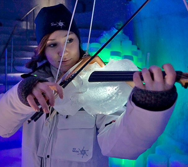 violin de hielo